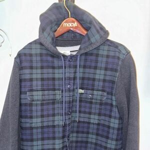 Lacoste flannel hoodie
